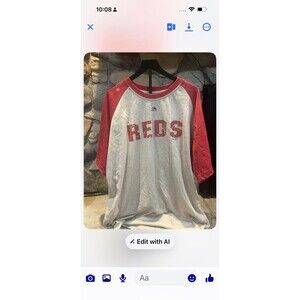 Vintage 2000s Cincinnati Reds MLB Cooperstown Baseball Shirt Men's 3XL Majestic